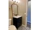 Updated bathroom with new vanity, fixtures and tiled floors at 377 Furman Ln, Ladson, SC 29456