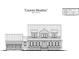 Rendering of a custom two-story home with a symmetrical front porch and attached two car garage at 3846 Delinger Dr, Mount Pleasant, SC 29466