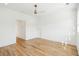 Bright and airy room with hardwood floors, complemented by recessed lighting and a stylish ceiling fan at 3866 Delinger Dr, Mount Pleasant, SC 29466