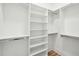 Walk-in closet features open shelving and hanging rods for optimal storage at 3866 Delinger Dr, Mount Pleasant, SC 29466