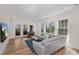 Living room featuring large windows and sofa at 4 Falcon Point Rd, Kiawah Island, SC 29455