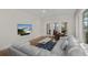 Living room with a television, sofa, and decor at 4 Falcon Point Rd, Kiawah Island, SC 29455