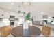 Spacious eat-in kitchen featuring stainless appliances, a central island, and an open layout at 409 Avocet Dr # 553P, Summerville, SC 29486