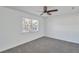 Spacious bedroom featuring a ceiling fan and neutral carpet at 415 Parkdale Dr # 12 A, Charleston, SC 29414