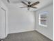 Bedroom with carpet, fan, closet, and natural light from window at 415 Parkdale Dr # 12 A, Charleston, SC 29414