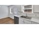Modern kitchen with stainless steel sink, white countertops, and new appliances at 415 Parkdale Dr # 12 A, Charleston, SC 29414