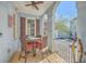 Inviting outdoor patio with seating and views at 4341 Cordial Aly, North Charleston, SC 29405