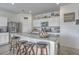 Modern kitchen featuring granite countertops and a stainless-steel refrigerator at 4497 Ocean Farm Dr, Summerville, SC 29485