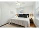 Bedroom with white walls and a neutral palette, enhanced by natural light from the window at 51 Gadsden St # B, Charleston, SC 29401