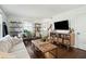 Comfortable living room with modern furniture, a TV, and stylish decor at 51 Gadsden St # B, Charleston, SC 29401