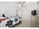 Cozy bedroom with a ceiling fan, carpet and furniture at 558 Wynfield Forest Dr, Summerville, SC 29485