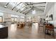 Inviting clubhouse interior with soaring ceilings, abundant natural light, comfortable seating and views of the community at 643 Blueway Ave, Summerville, SC 29486