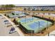 Pickleball courts with parking and a covered picnic area, within a lakeside community at 643 Blueway Ave, Summerville, SC 29486