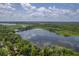 Breathtaking aerial view of the community, showcasing the lake, trees, and overall natural beauty at 1001 Middleton Dr Dr, Goose Creek, SC 29445