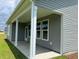 Cozy covered patio area, perfect for relaxing, with views of the green lawn at 1001 Middleton Dr Dr, Goose Creek, SC 29445