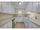 Well-lit kitchen featuring white cabinets, a stainless steel dishwasher, and an electric range for culinary enthusiasts at 106 Mayrant St, Summerville, SC 29483