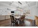 Dining area adjacent to the living room and kitchen at 1114 Donerail Ln, Johns Island, SC 29455