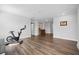 Exercise room with workout equipment and hardwood flooring at 1114 Donerail Ln, Johns Island, SC 29455