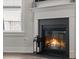 Close-up of a fireplace with a decorated mantel at 1114 Donerail Ln, Johns Island, SC 29455