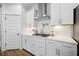 Modern kitchen featuring stainless steel appliances, gas stove, and white subway tile backsplash and ample lighting at 1114 Donerail Ln, Johns Island, SC 29455