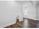 A unique kid/pet hideout located in a spacious living room with hardwood floors at 1114 Donerail Ln, Johns Island, SC 29455