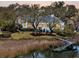 Stunning waterfront property boasts a private dock, spacious yard, and elegant architecture, perfect for relaxing at 12 Trachelle Ln, Charleston, SC 29407