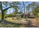 Spacious backyard with a fire pit, ample seating, and manicured lawn at 1228 Penny Cir, Mount Pleasant, SC 29464