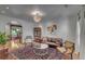 Spacious living room with hardwood floors, elegant lighting, and comfortable seating arrangement at 1228 Penny Cir, Mount Pleasant, SC 29464
