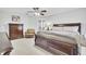 Cozy bedroom with a wooden dresser, and leather chair at 126 Moon Shadow Ln, Summerville, SC 29485