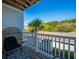 This spacious balcony offers a cozy spot to relax and enjoy the views of the community at 1300 Park West Blvd # 418, Mount Pleasant, SC 29466