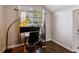 Inviting office space featuring hardwood floors, a window, and a functional work area at 1452 Water Edge Dr, Charleston, SC 29492