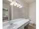 Bathroom vanity with sink, cabinets, mirror, and toilet at 1600 Long Grove Dr # 1313, Mount Pleasant, SC 29466