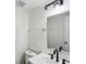 Modern bathroom featuring a sleek vanity with black fixtures and contemporary lighting at 1735 Boone Hall Dr # K14, Charleston, SC 29407