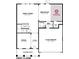 Detailed first-floor plan showcasing the layout of the living spaces, including the great room and garage at 2000 Middleton Dr, Goose Creek, SC 29445