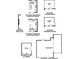 Optional floor plans showing a kitchen, patio, fireplace, porch, study, and garage layout options at 2000 Middleton Dr, Goose Creek, SC 29445