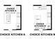 Floor plan showing two kitchen layout options (A and B) with appliance locations and island possibilities at 2000 Middleton Dr, Goose Creek, SC 29445