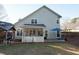 The home's backyard features outdoor entertaining areas and fenced perimeter at 2009 Arundel Pl, Mount Pleasant, SC 29464