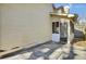 Backyard area with patio and access to the enclosed back porch at 203 Birmingham Dr, Summerville, SC 29486
