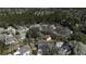 Neighborhood aerial showcasing well-maintained homes, mature trees, and landscaped yards in a quiet suburban setting at 2058 Willowdale Ct, Mount Pleasant, SC 29466