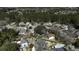 Expansive aerial view of a residential neighborhood featuring mature trees and well-maintained homes, some with pools at 2058 Willowdale Ct, Mount Pleasant, SC 29466
