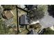 Overhead view showcasing the home's backyard, including a firepit, patio, and lush landscaping at 2058 Willowdale Ct, Mount Pleasant, SC 29466