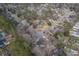 Wide aerial view of the neighborhood and surrounding area, showcasing the community layout at 206 Braly Dr, Summerville, SC 29485