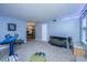 Comfortable living area featuring a view into the dining room and a flatscreen television at 21 Rivers Point Row Row # 17 B, Charleston, SC 29412