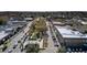 An aerial view shows Summerville's historic downtown area with a central square and surrounding businesses at 214 E Doty Ave, Summerville, SC 29483