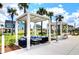 Beautiful community space with modern outdoor seating areas and lush landscaping at 220 Garden Gate Way, Summerville, SC 29486