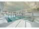 Bright indoor pool with ample natural light and clear water at 220 Garden Gate Way, Summerville, SC 29486