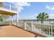 Expansive outdoor deck with pristine water views, providing an ideal setting for relaxation and entertainment at 2399 Furman Dr, Charleston, SC 29414