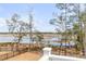 Backyard view looking out to the beautiful marsh from a second story porch at 3554 Clambank Dr, Mount Pleasant, SC 29466