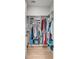 Spacious walk-in closet with custom shelving and ample storage for clothes at 3554 Clambank Dr, Mount Pleasant, SC 29466