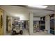 Spacious garage with room for a golf cart, bikes, and storage at 4008 Cameron Blvd, Isle of Palms, SC 29451